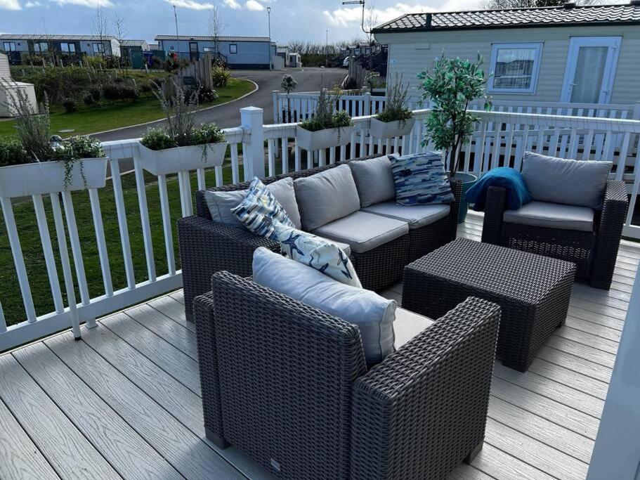 Sandy Bay Caravan Getaway Newbiggin-by-the-Sea Dış mekan fotoğraf